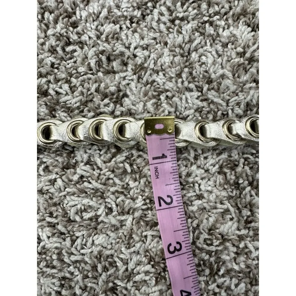Michael‎ Kors Womens Fashion Belt Metallic Adjustable Buckle Size Large